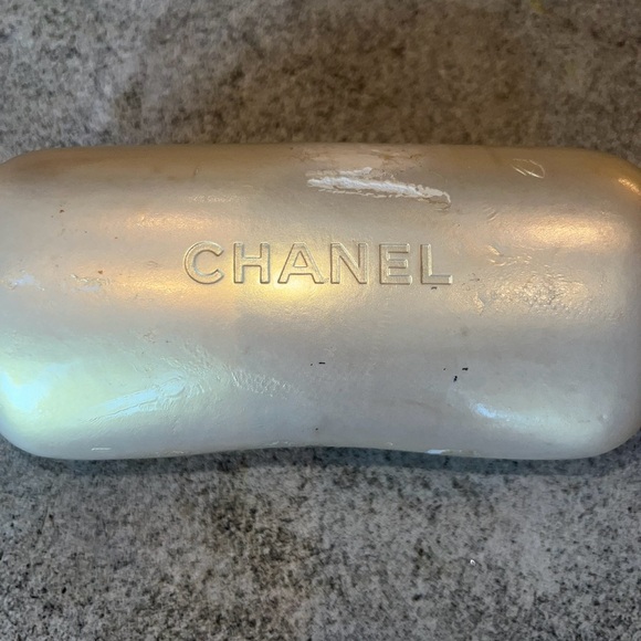 Authentic RARE Vintage Y2K CHANEL Crystal CC Logo Shield Sunglasses 4073-B - Picture 6 of 16